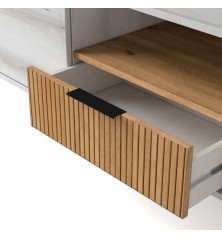 Modulo  TV 1Caj+3P+Hueco  Tokio  178x48 Albo /rayado