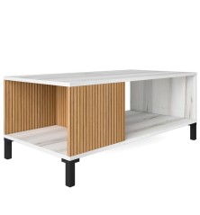Composición salón completa Tokio Blanco albo /roble rayado