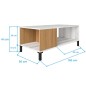 Composición salón completa Tokio Blanco albo /roble rayado