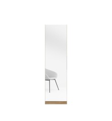 Zapatero trend 1 puerta con espejo color Naturale  50x20x180
