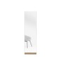 Zapatero trend 1 puerta con espejo color Naturale 50x20x180 Zapatero trend 1 puerta con espejo color Naturale 50x20x180