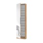 Zapatero trend 1 puerta con espejo color Naturale 50x20x180 Zapatero trend 1 puerta con espejo color Naturale 50x20x180
