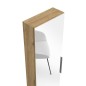 Zapatero trend 1 puerta con espejo color Naturale 50x20x180 Zapatero trend 1 puerta con espejo color Naturale 50x20x180