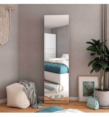 Zapatero trend 1 puerta con espejo color Naturale  50x20x180