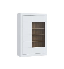 Vitrina baja L-108 100X41,4X151,2cm  Blanco