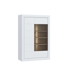 Vitrina baja L-108 100X41,4X151,2cm  Blanco