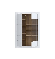 Vitrina baja L-108 100X41,4X151,2cm  Blanco