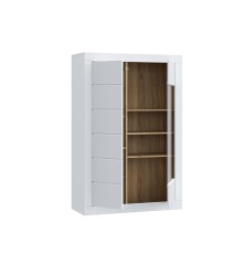 Vitrina baja L-108 100X41,4X151,2cm  Blanco