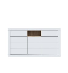 Aparador L108 171X41X94 cm Blanco y mauvella