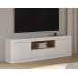 Composición salón L108 Blanco y Mauvella con aparador