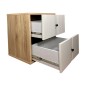 Mesita 2 Cajones B-27 55x42x58 cm