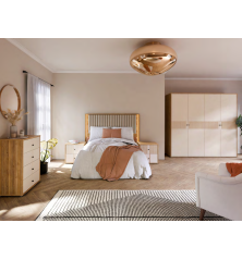 Dormitorio matrimonio B27 en mauvella y sand