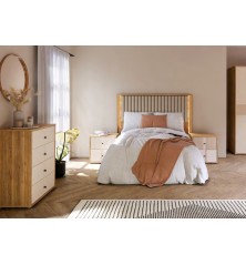 Dormitorio matrimonio B27 en mauvella y sand
