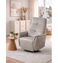 SILLON MOD. SORFEO PIEL C/ PIEDRA RELAX MANUAL