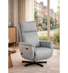 SILLON RELAX GIRATORIO MOD. DAKOTA  C/  GRIS PIEDRA