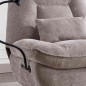 Sillón Mod. Erik Relax Eléctrico Tela C/ Gris  y Beige