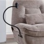 Sillón Mod. Erik Relax Eléctrico Tela C/ Gris  y Beige