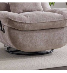 Sillón Mod. Erik Relax Eléctrico Tela C/ Gris  y Beige
