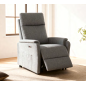 SILLON RELAX MOD. LORA PWR LIFT TELA C/ GRIS