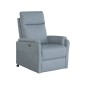 SILLON RELAX MOD. LORA PWR LIFT TELA C/ GRIS