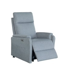 SILLON RELAX MOD. LORA PWR LIFT TELA C/ GRIS