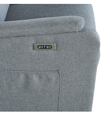 SILLON RELAX MOD. LORA PWR LIFT TELA C/ GRIS