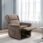 SILLON RELAX MOD. KAMBAY PWR LIFT TELA C/ GRIS Y MARRON