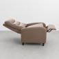SILLON RELAX MOD. LINDA PUSH TELA C/ GRIS Y MARRON