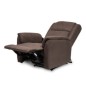 SILLON MOD. DOMA RELAX MANUAL C/ CHOCO Y GRIS  TELA