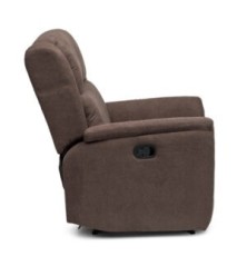 SILLON MOD. DOMA RELAX MANUAL C/ CHOCO Y GRIS  TELA