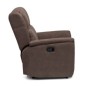 SILLON MOD. DOMA RELAX MANUAL C/ CHOCO Y GRIS  TELA