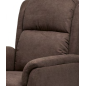 SILLON MOD. DOMA RELAX MANUAL C/ CHOCO Y GRIS  TELA