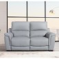 SOFA 2 PL. MOD. LEONOR PIEL C/ GRIS RELAX ELECTRICO SOFA 2 PL. MOD. LEONOR PIEL C/ GRIS RELAX ELECTRICO