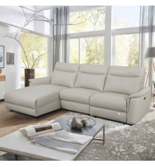 CHAISELONGUE MOD. ADARA VF/ IZQ PIEL BEIGE