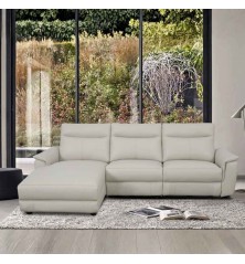 CHAISELONGUE MOD. ADARA VF/ IZQ PIEL BEIGE