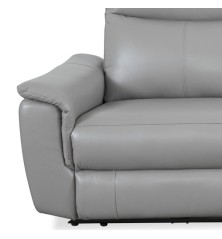 CHAISELONGUE MOD. ADARA VF/ IZQ PIEL GRIS