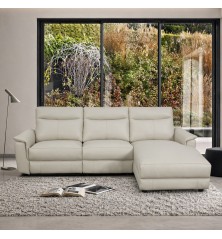 CHAISELONGUE MOD. ADANA VF/ DCHA PIEL BEIGE