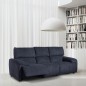 SOFA 3 PL. MOD. TRACA TELA C/ GRIS OSCURO RELAX ELECTRICO SOFA 3 PL. MOD. TRACA TELA C/ GRIS OSCURO RELAX ELECTRICO