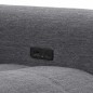 SOFA 3 PL. MAXI MOD. KANIO TELA C/ GRIS OSCURO 2 RELAX ELECTRICO SISTEMA GRAVEDAD CERO - MODULO CENTRAL FIJO