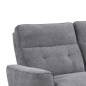 SOFA 3 PL. MAXI MOD. KANIO TELA C/ GRIS OSCURO 2 RELAX ELECTRICO SISTEMA GRAVEDAD CERO - MODULO CENTRAL FIJO