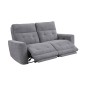 SOFA 3 PL. MOD. KANIO TELA C/ GRIS OSCURO  2 RELAX ELECTRICO SISTEMA GRAVEDAD CERO
