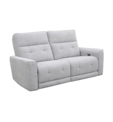 SOFA 3 PL. MOD. KANIO TELA C/ GRIS CLARO 2 RELAX ELECTRICO SISTEMA GRAVEDAD CERO