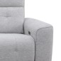 SOFA 3 PL. MOD. KANIO TELA C/ GRIS CLARO 2 RELAX ELECTRICO SISTEMA GRAVEDAD CERO