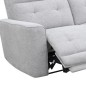 SOFA 3 PL. MOD. KANIO TELA C/ GRIS CLARO 2 RELAX ELECTRICO SISTEMA GRAVEDAD CERO