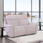 SOFA 2 PL. MOD. CLOE TELA C/ BEIGE RELAX MANUAL