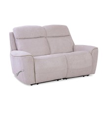 SOFA 2 PL. MOD. CLOE TELA C/ BEIGE RELAX MANUAL