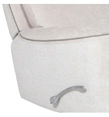 CONJUNTO 3+2 PL. MOD. CLOE TELA C/ BEIGE RELAX MANUAL