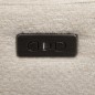 SOFA 3 PL. MOD. SONS TELA C/ GRIS CLARO Y BEIGE  2 RELAX ELECTRICOS - 1 MOTOR POR MODULO