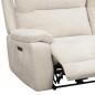 SOFA 2 PL. MOD. SONS 2 MOTORES TELA C/ BEIGE  Y BEIG CLARO 2 RELAX ELECTRICOS - 2 MOTORES POR MODULO