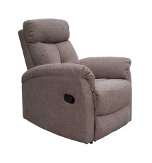 SILLON NAPOLEON RELAX MANUAL C/ MARRON NUEVA TELA